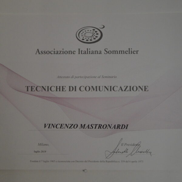 attestato tecniche della comunicazione